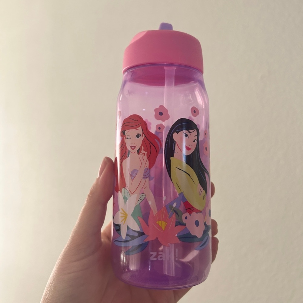 Disney Princess Water Bottle – Zak Designs 16oz (Ariel, Mulan, Belle, etc)- NWT